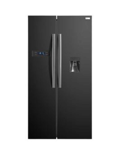 Russell Hobbs Rh90Ff176B-Wd 176Cm High 90Cm Wide American-Style Fridge Freezer With Water Dispenser Russell Hobbs Rh90Ff176B-Wd 176Cm High 90Cm Wide American-Style Fridge Freezer With Water Dispenser